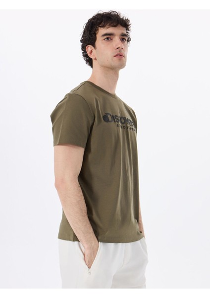 Haki Erkek Bisiklet Yaka T-Shirt D4SM-TST3290 modelleri