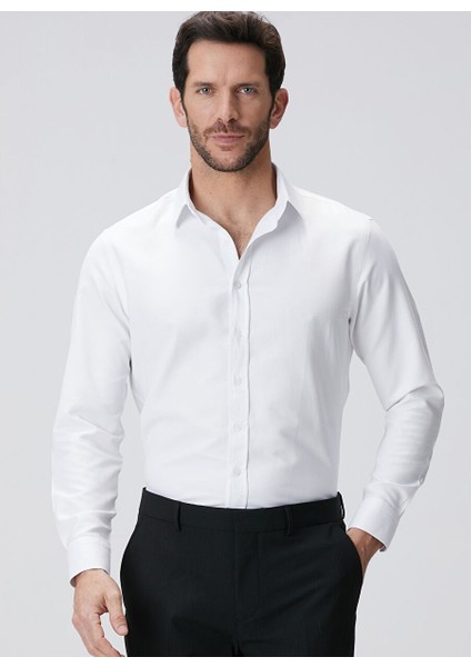 Beyaz Erkek Gömlek Slim Fit Gömlek 1094105 fiyatları