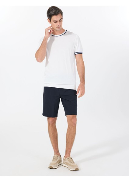 Lacivert Erkek Regular Fit Her Yöne Esneyen Bermuda Şort FC5SM-SHT 2540