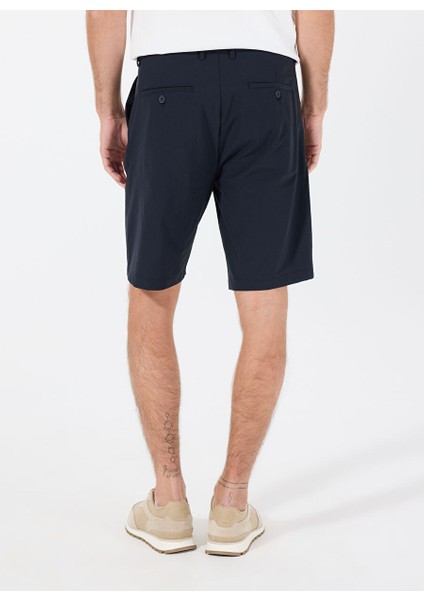 Lacivert Erkek Regular Fit Her Yöne Esneyen Bermuda Şort FC5SM-SHT 2540