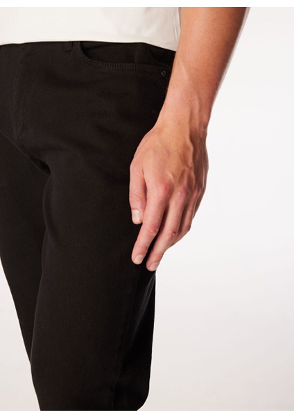 Siyah Erkek Slim Fit Düz Pantolon J4WM-PNT7310 fırsatları
