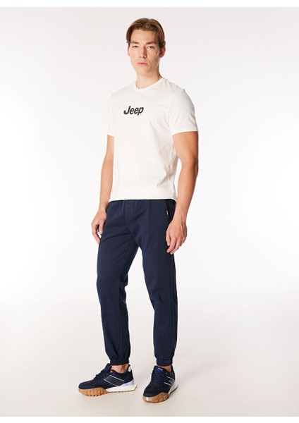Lacivert Erkek Jogger Düz Pantolon J4WM-PNT4999