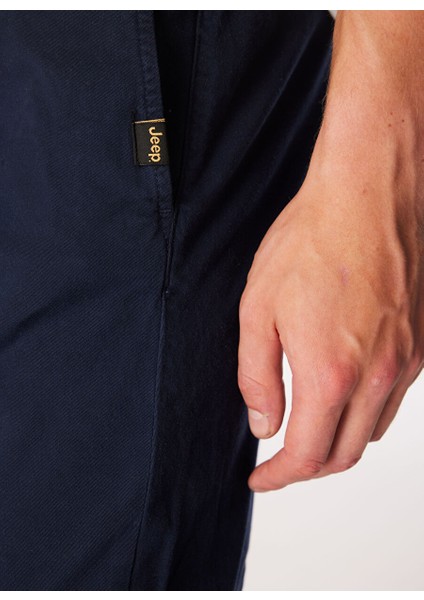 Lacivert Erkek Jogger Düz Pantolon J4WM-PNT4999