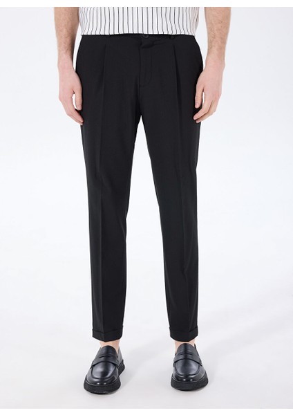 Siyah Erkek Basic Düz Chino Pantolon F5SM-PNT 2750
