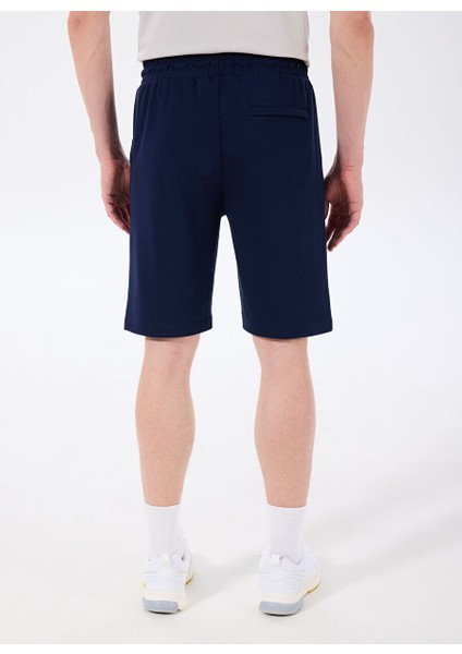 Lacivert Erkek Sweat Şort D4SM-SHT3221