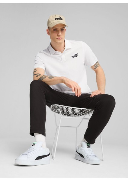 68255202 Ess No. 1 Logo Pique Polo Beyaz Regular Fit Erkek T-Shirt fiyatları