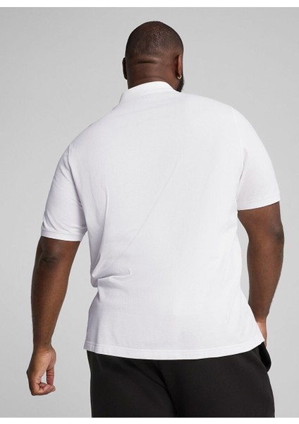 68255202 Ess No. 1 Logo Pique Polo Beyaz Regular Fit Erkek T-Shirt fırsatları