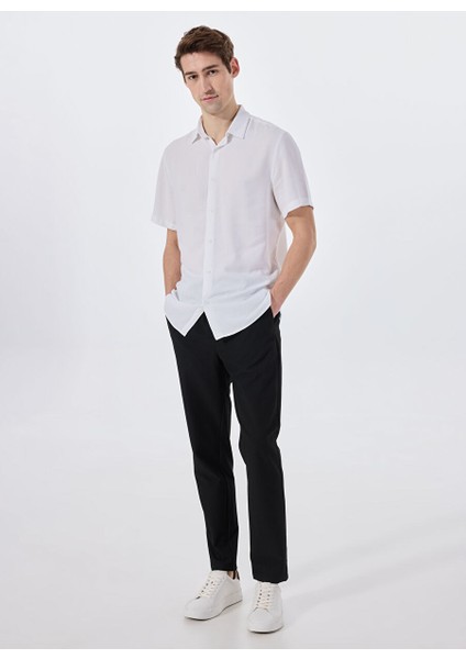 Siyah Erkek Jogger Düz Chino Pantolon MML5SM-PNT 9535