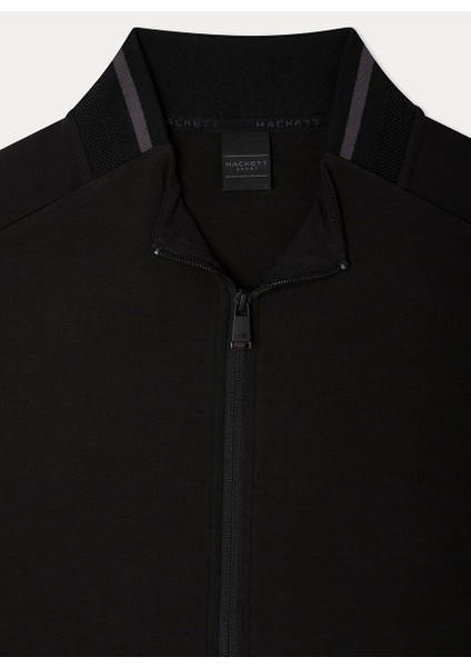 Siyah Erkek Dik Slim Fit Ceket HM581208