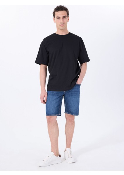 Mavi Erkek Relaxed Yıkamalı Denim Şort Denver - 1108
