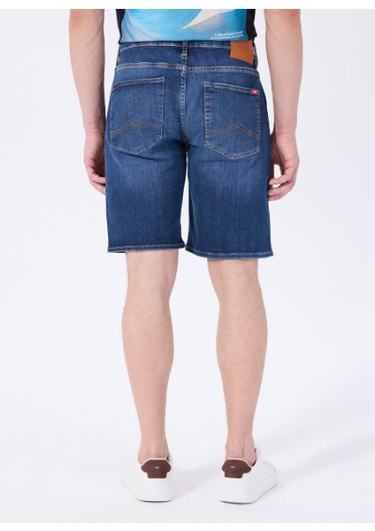 Mavi Erkek Relaxed Yıkamalı Denim Şort Denver - 1108