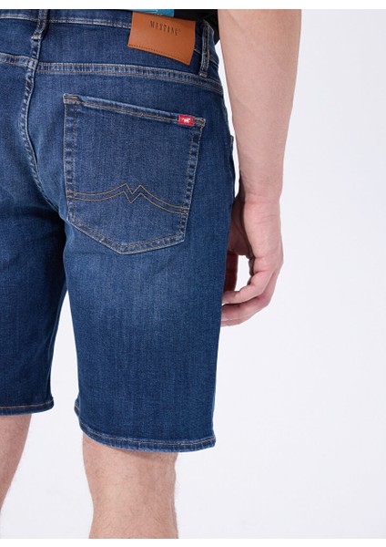 Mavi Erkek Relaxed Yıkamalı Denim Şort Denver - 1108