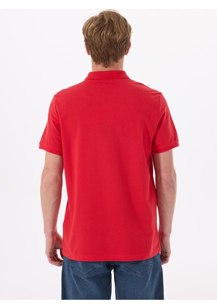 Kırmızı Erkek Basic Polo T-Shirt MML5SM-TST 9546 indirimleri