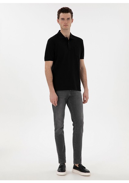 Siyah Erkek Regular Fit Polo T-Shirt Sunny-R fırsatları