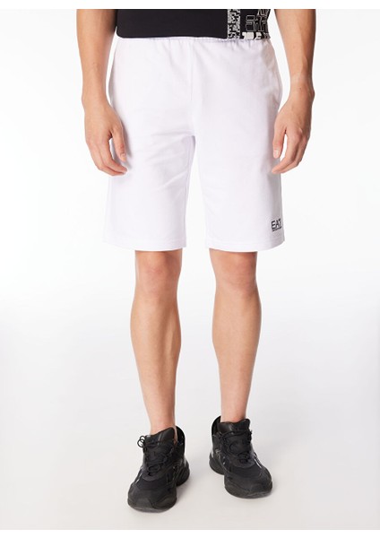 Beyaz Erkek Sweat Şort 8NPS02PJ05Z