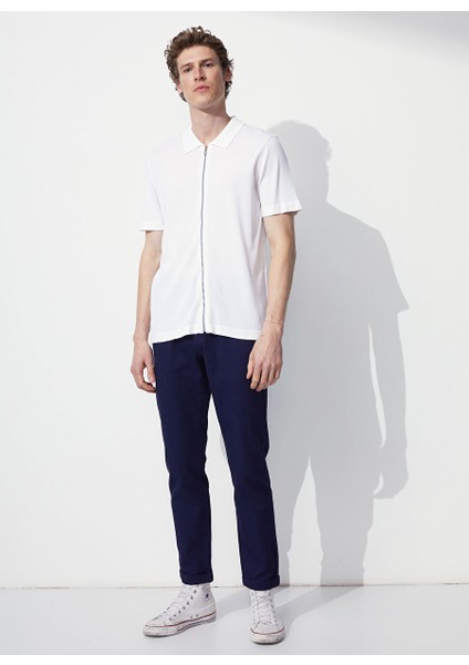 Lacivert Erkek Normal Regular Fit Chino Pantolon cm Rıvelno