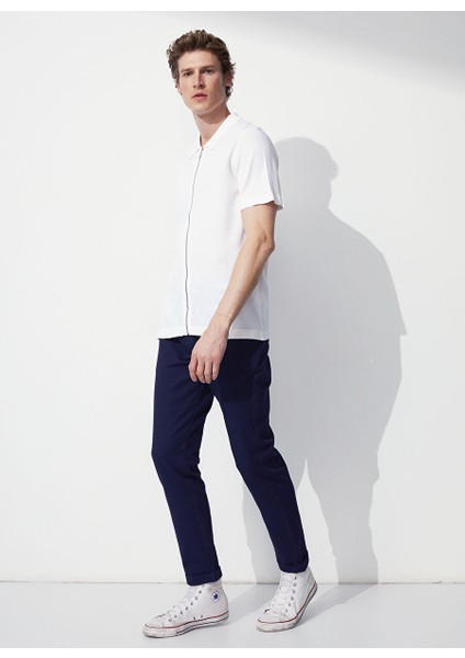 Lacivert Erkek Normal Regular Fit Chino Pantolon cm Rıvelno fiyatları