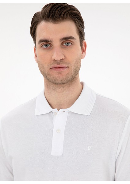 Beyaz Erkek Slim Fit Polo T-Shirt Sunny fiyatları
