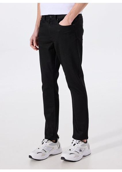 Siyah Erkek Dar Paça Slim Fit Denim Pantolon Vegas Slim - 1303