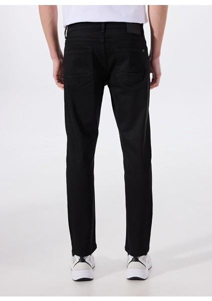 Siyah Erkek Dar Paça Slim Fit Denim Pantolon Vegas Slim - 1303