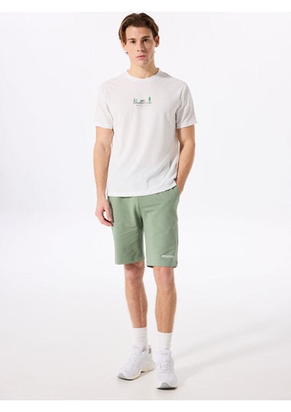 Ekru Erkek Relaxed Baskılı T-Shirt D5SM-TST3841 fiyatları