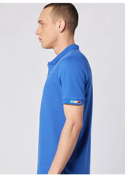 322F14W-063 Maltaxıta Mss Tur Mavi Regular Fit Erkek Polo T-Shirt fırsatları