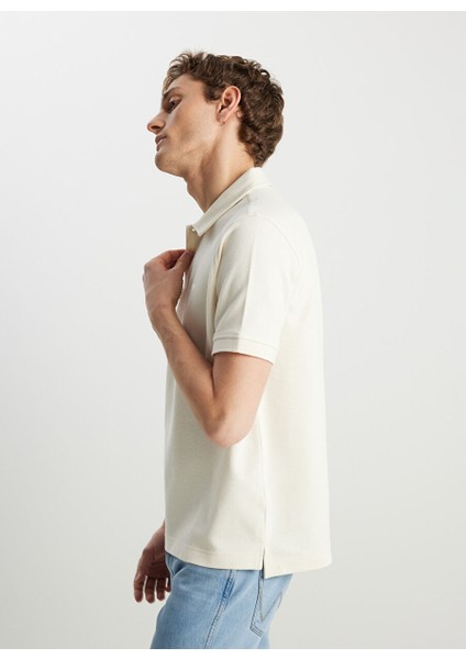 Ekru Erkek Polo Yaka Regular Fit T-Shirt W2510720104 modelleri