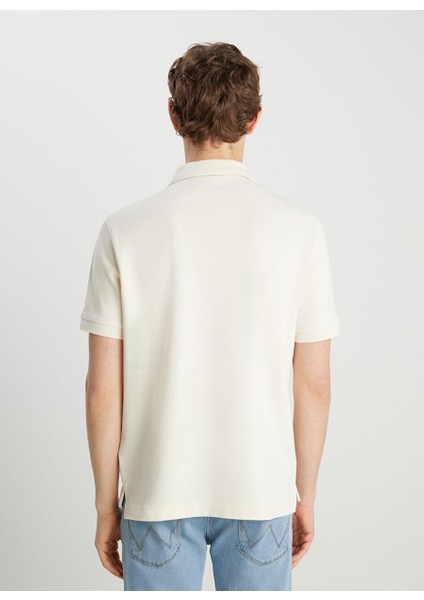 Ekru Erkek Polo Yaka Regular Fit T-Shirt W2510720104 indirimleri