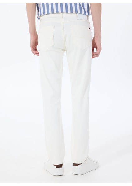 Beyaz Erkek Straight Yıkamalı Denim Pantolon Washıngton Straıght-78 indirimleri
