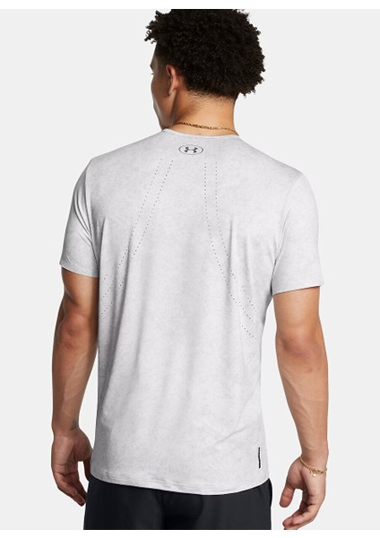 1383669-014 Vanish Elite Vent Prtd Gri Yuvarlak Yaka Normal Kalıp Erkek T-Shirt