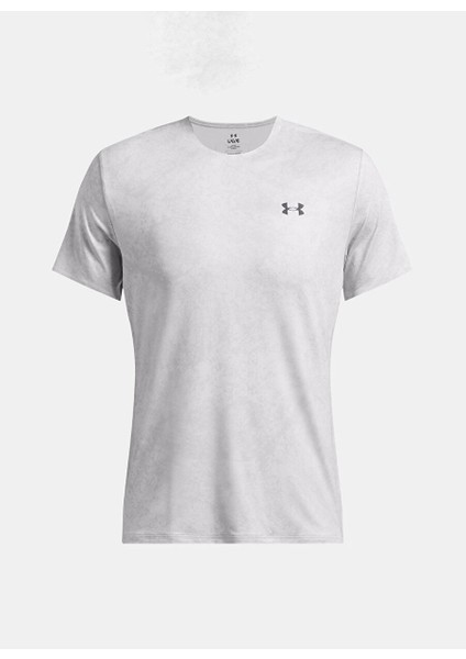 1383669-014 Vanish Elite Vent Prtd Gri Yuvarlak Yaka Normal Kalıp Erkek T-Shirt