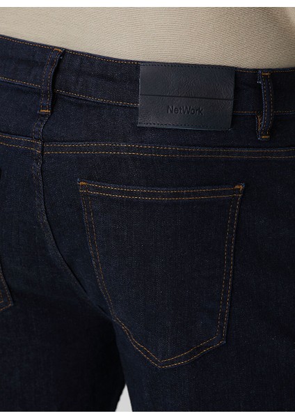 Lacivert Erkek Slim Fit Denim Pantolon 1094072 fiyatları