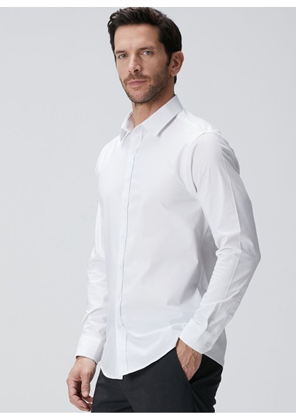 Beyaz Erkek Gömlek Slim Fit Gömlek 1094106 modelleri