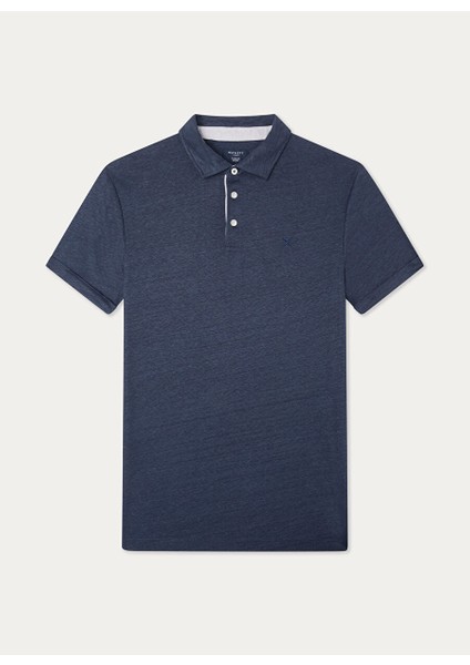 Lacivert Erkek Slim Fit Polo T-Shirt HM563274