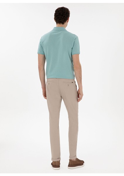 Bej Erkek Slim Fit Chino Pantolon Elısta fırsatları