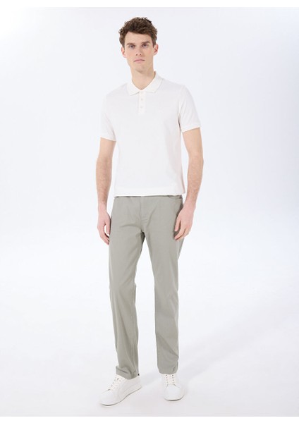 Haki Erkek Regular Fit Düz Chino Pantolon FC5SM-PNT 2019