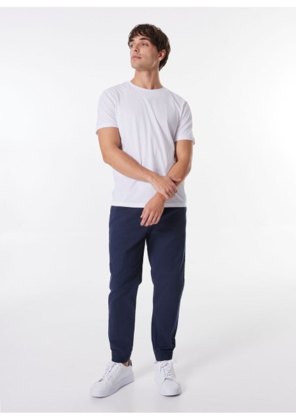 Lacivert Erkek Jogger Düz Pantolon MML4WM-PNT9516