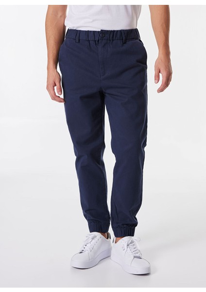 Lacivert Erkek Jogger Düz Pantolon MML4WM-PNT9516