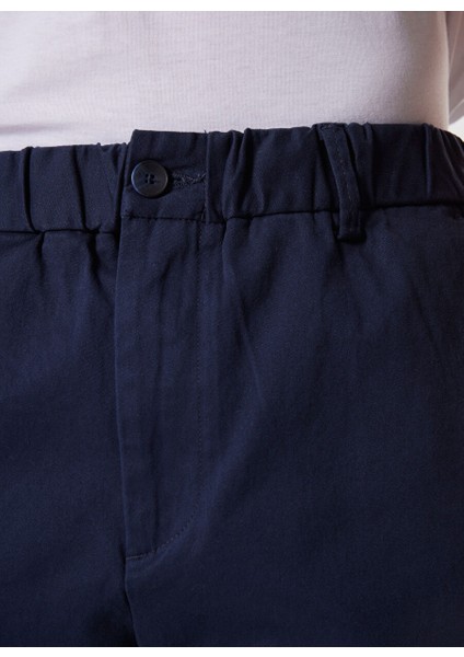 Lacivert Erkek Jogger Düz Pantolon MML4WM-PNT9516