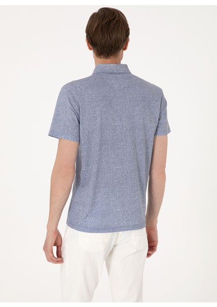 Lacivert Erkek Slim Fit Polo T-Shirt Vespas indirimleri