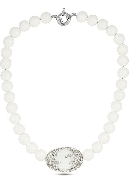 White Crystal Necklace