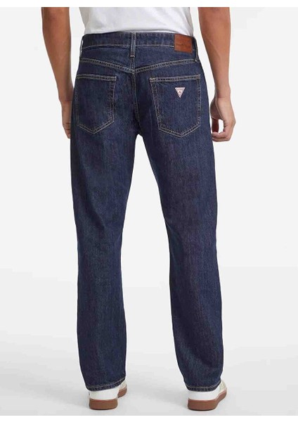 Lacivert Erkek Regular Fit Denim Pantolon M4YA1BD5DO3GAD1 Gj G16