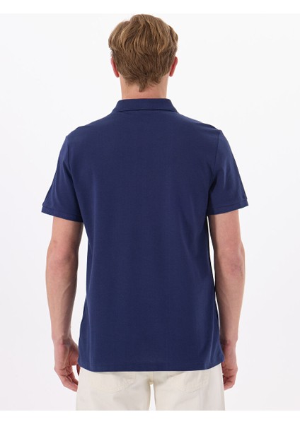 Lacivert Erkek Basic Polo T-Shirt MML5SM-TST 9546 indirimleri