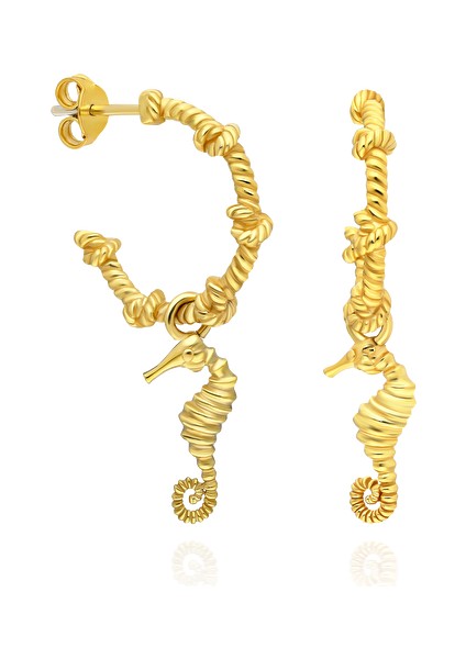 Sea Horse Halka Küpe