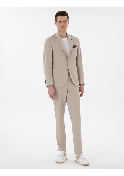 Bej Slim Fit Takım Elbise fırsatları