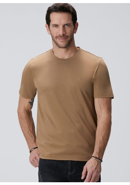 Kahve Erkek Slim Fit T-Shirt 1094077