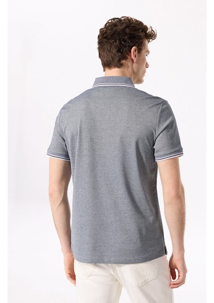 Lacivert Erkek Polo Yaka Regular Fit Polo T-Shirt cm Ds 01 02 indirimleri