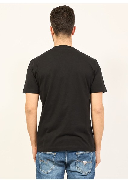 Bisiklet Yaka Siyah Erkek T-Shirt UMP24014TS indirimleri