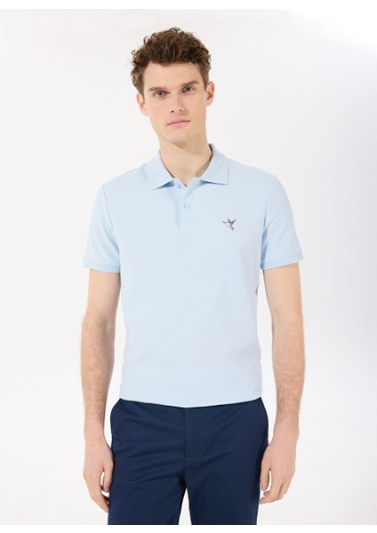Mavi Erkek Basic %100 Pamuk Kıvrılmaz Yaka Serin Tutma Özellikli Polo T-Shirt F5SM-TST 2779 modelleri