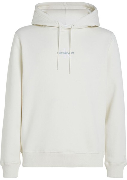 Kapüşon Yaka Krem Erkek Sweatshırt J30J325629YBI Monologo Hoodıe fiyatları